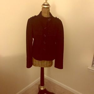 Military Style Wool Blazer